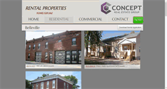 Desktop Screenshot of concept-properties.com